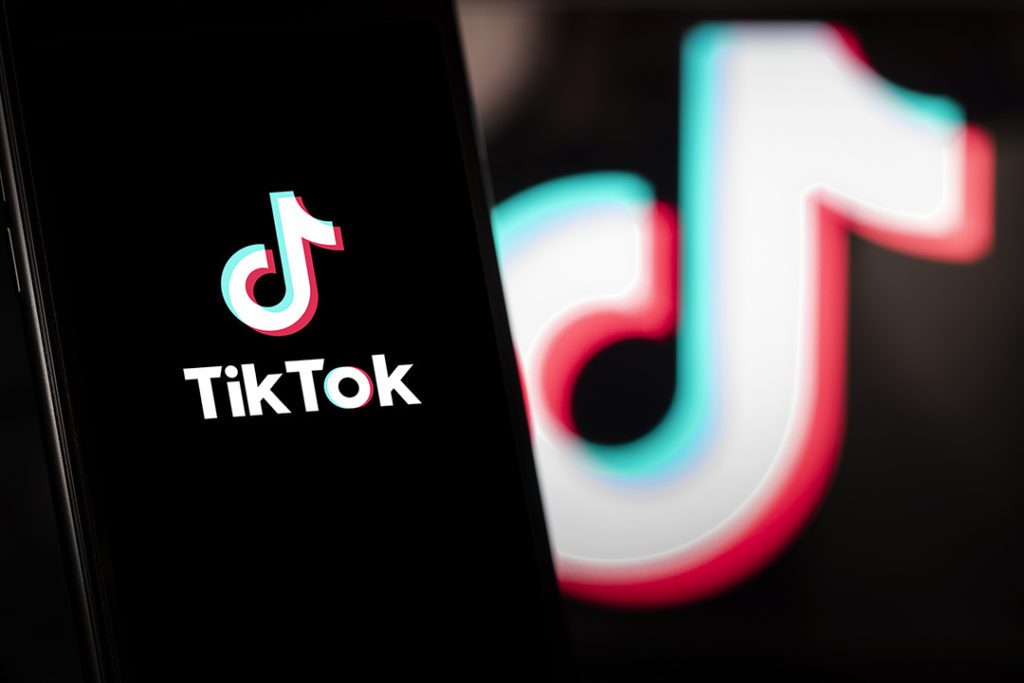 MyCreative TikTok logo on device
